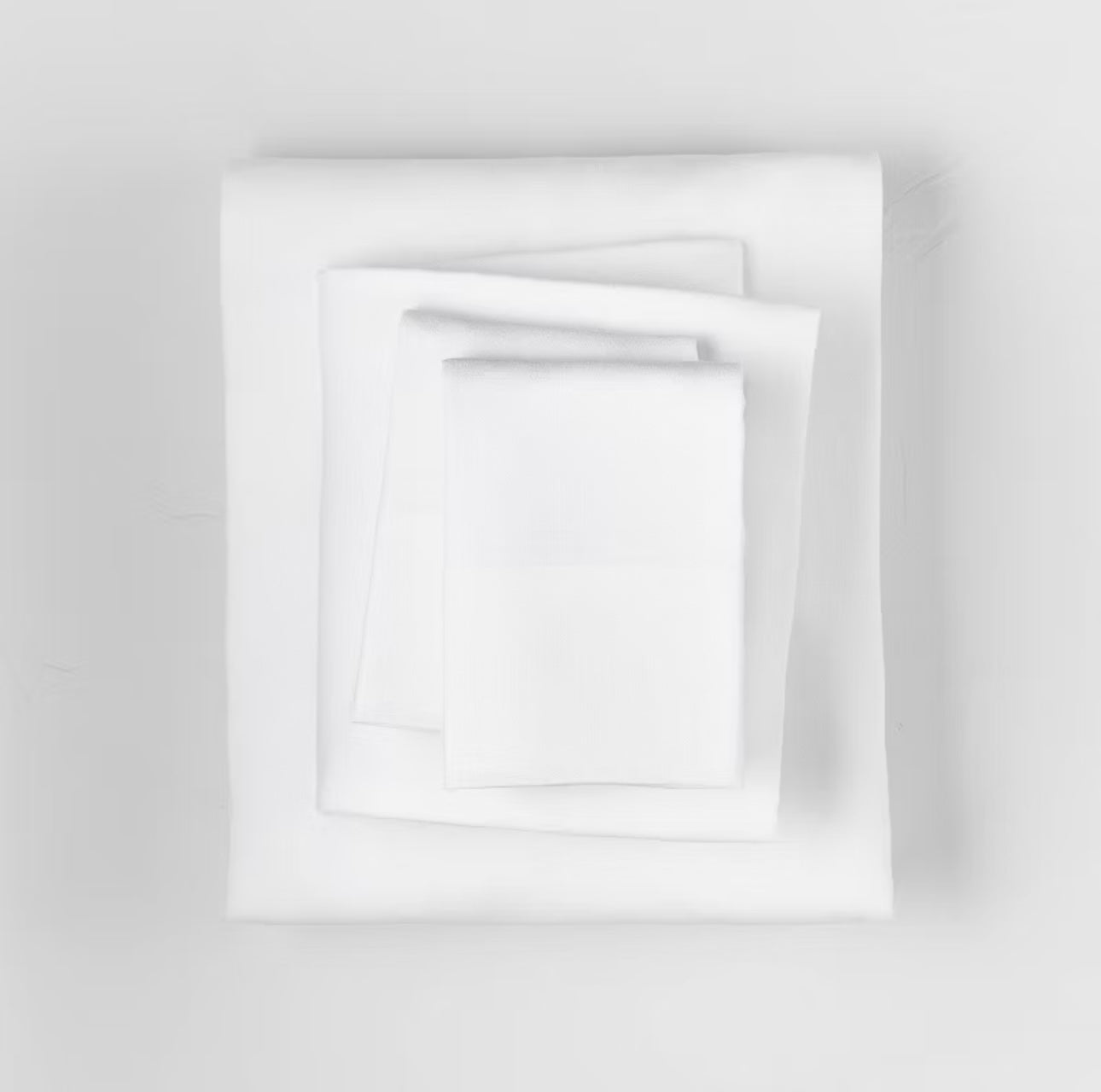 MATRIMONIAL Juego de Sábanas de Mezcla de Lino Blanco | CASALUNA™