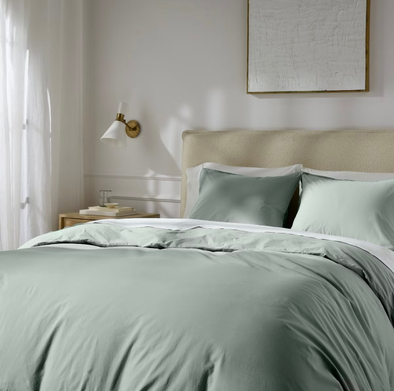 KING/Cal King Duvet Cover Set | 100% Algodón Orgánico Certificado GOTS | PARACHUTE™