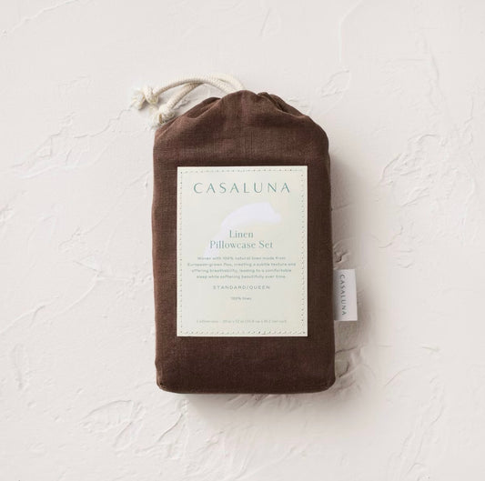 KING Set de 2 Fundas de Almohada | 100% Lino | CASALUNA™