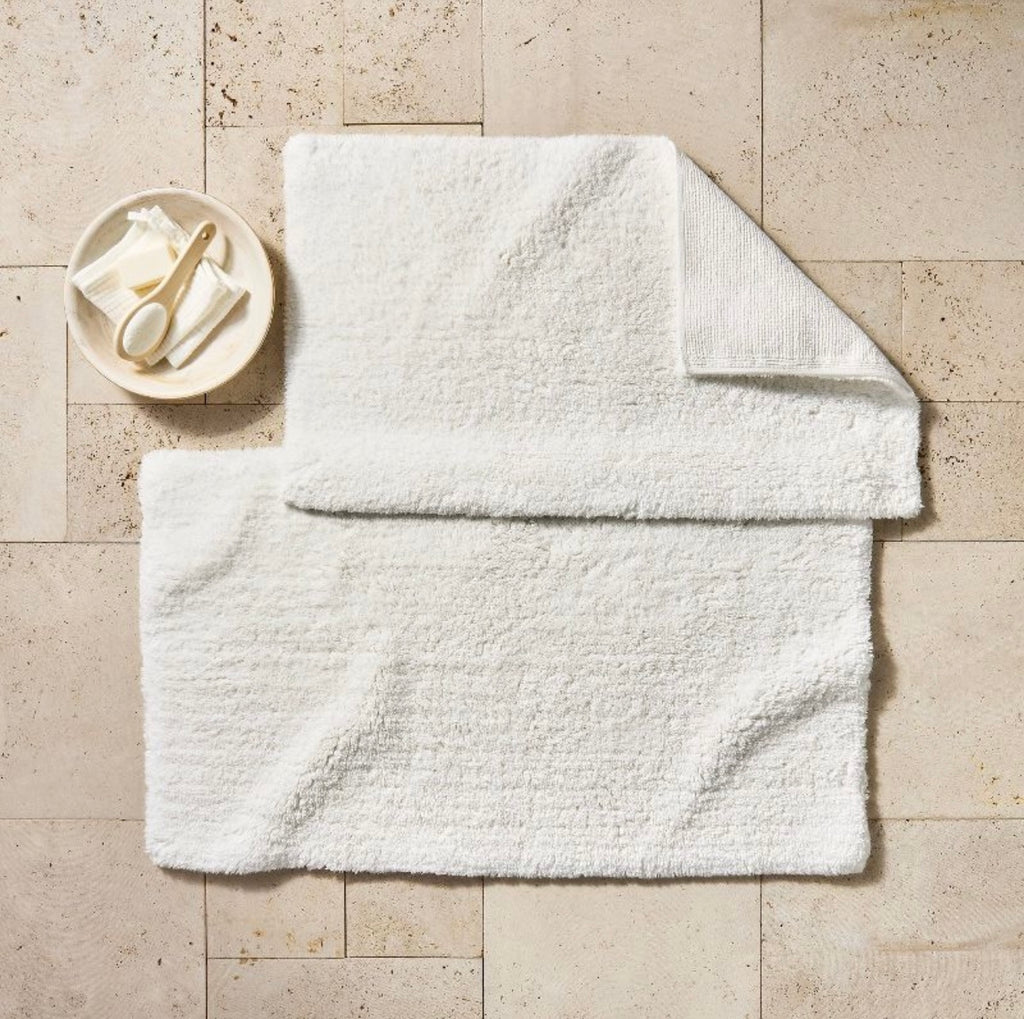 Alfombra de Baño Modal Blanca | 100% Algodón de Felpa | CASALUNA™