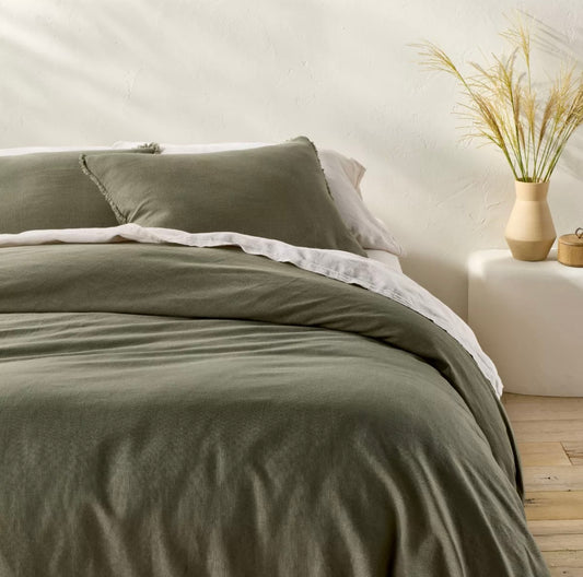 DUVET COVER KING y Fundas de Almohada | Mezcla de Lino CASALUNA™