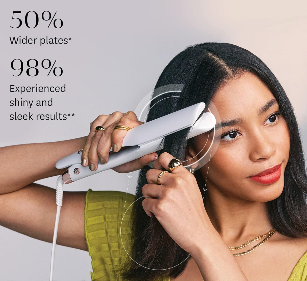 Plancha T3 Lucea 1.5” | Placas Anchas para Cabello Grueso o Largo