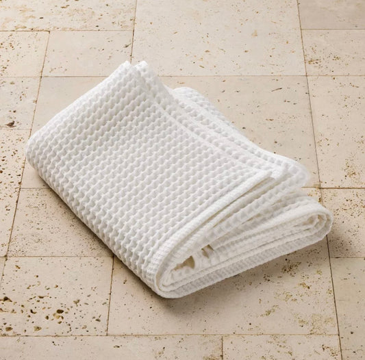 Toalla de Baño Waffle | 100% Algodón Turco | CASALUNA™