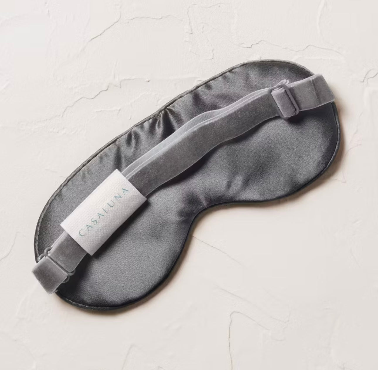 Antifaz de Seda Gris | 100% Seda Natural | CASALUNA™