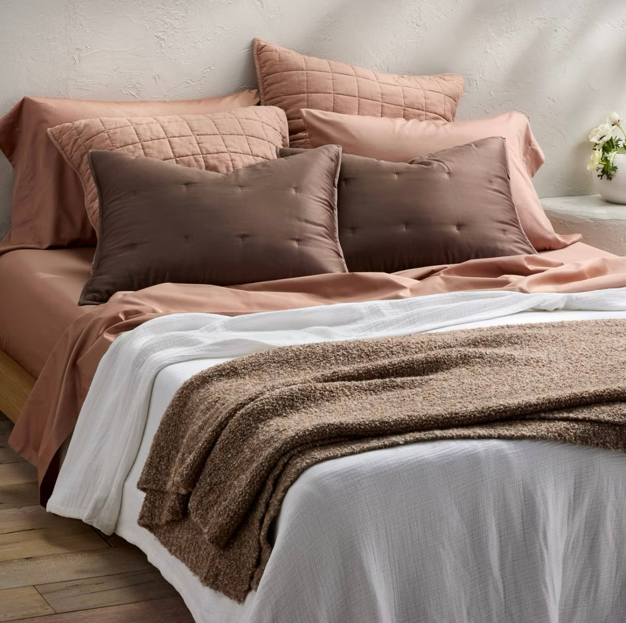 QUEEN Set de Sábanas Sateen 600 Hilos | 100% Algodón | CASALUNA™