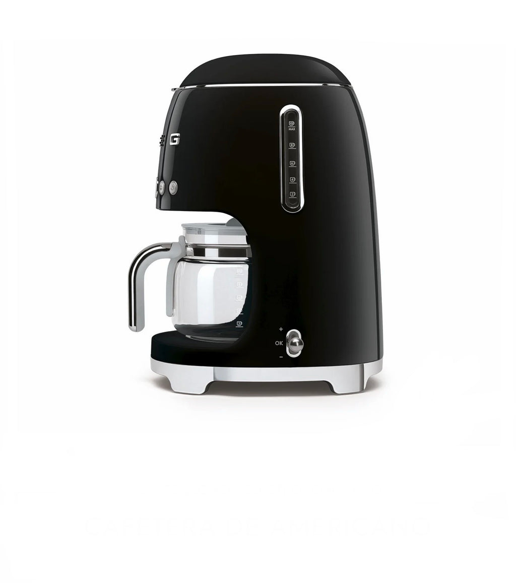 Cafetera SMEG 50’s Style | 10 Tazas | Negro