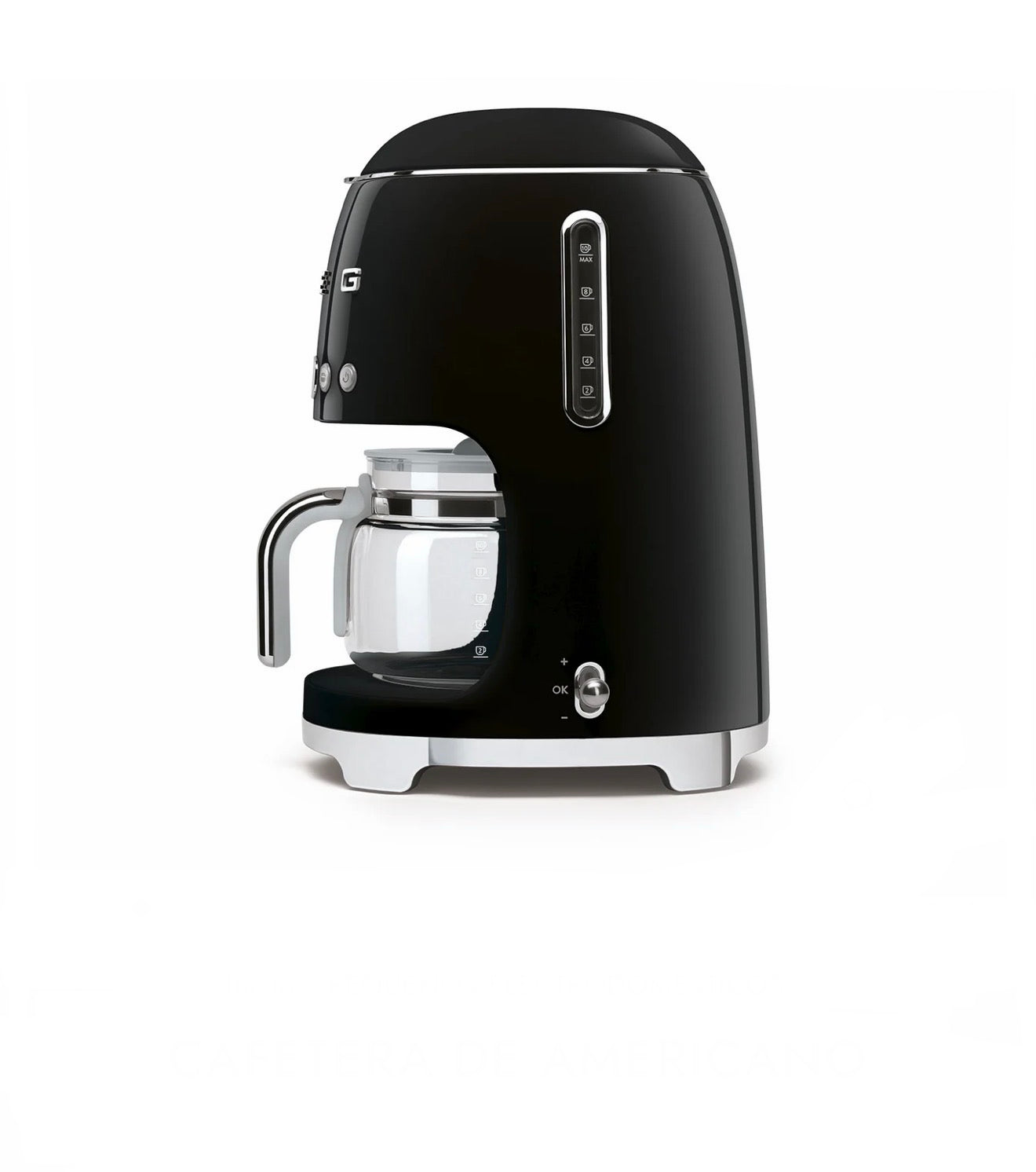 Cafetera SMEG 50’s Style | 10 Tazas | Negro