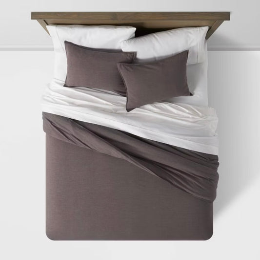 KING DUVET COVER y Fundas de Almohada | Algodón Teñido | THRESHOLD™ ¡𝘚𝘰𝘭𝘰 𝘲𝘶𝘦𝘥𝘢 1!