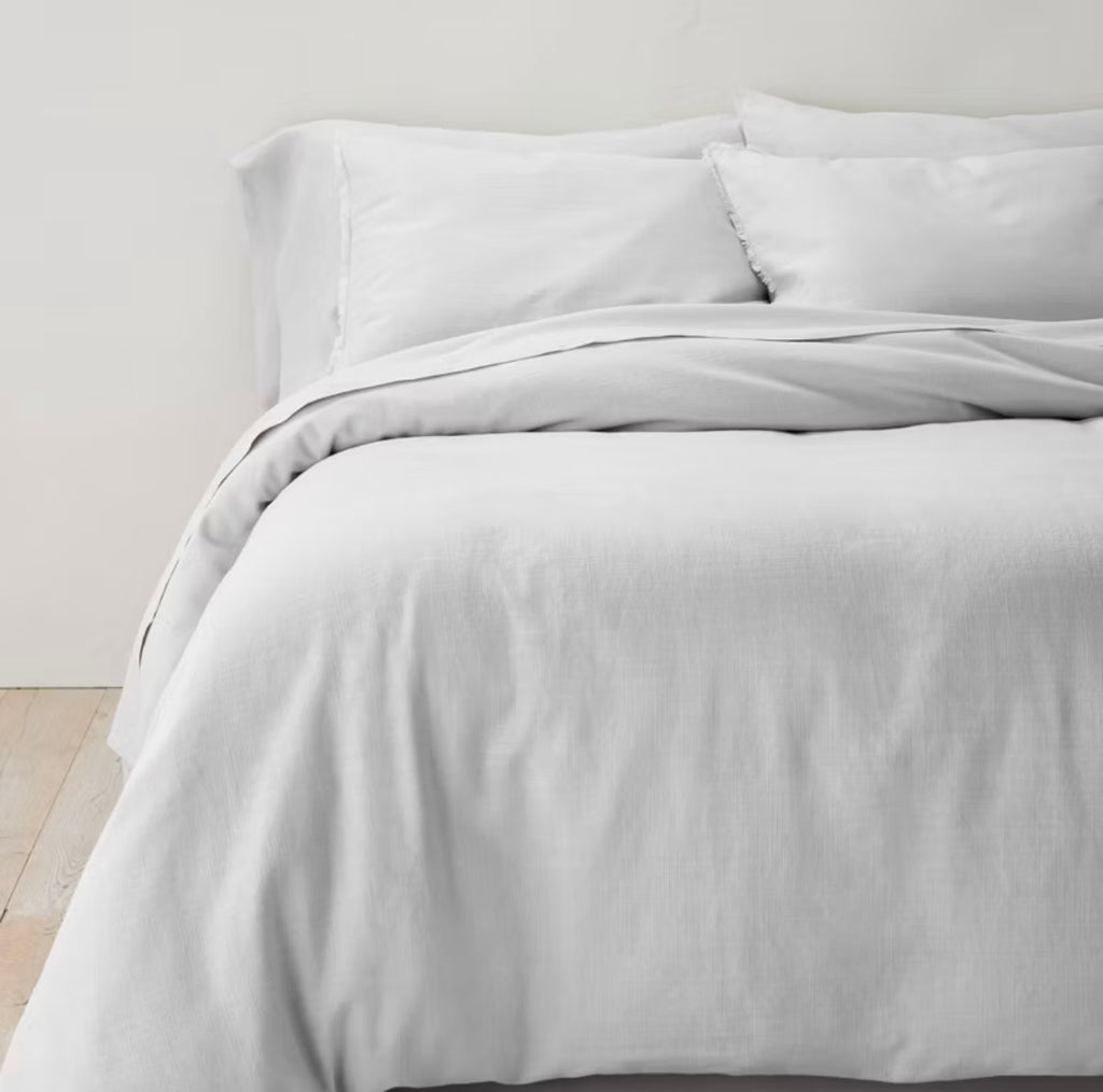 Duvet Cover King 3 Piezas | Mezcla de Lino CASALUNA™ Ideal para camas King y Cal King