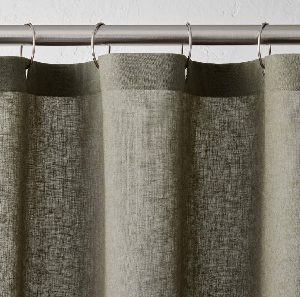 Cortina de ducha de lino - Casaluna™