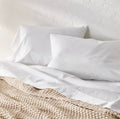 KING Set de 2 Fundas de Almohada | 100% Algodón Satén | CASALUNA™