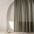 Cortina de ducha de lino - Casaluna™