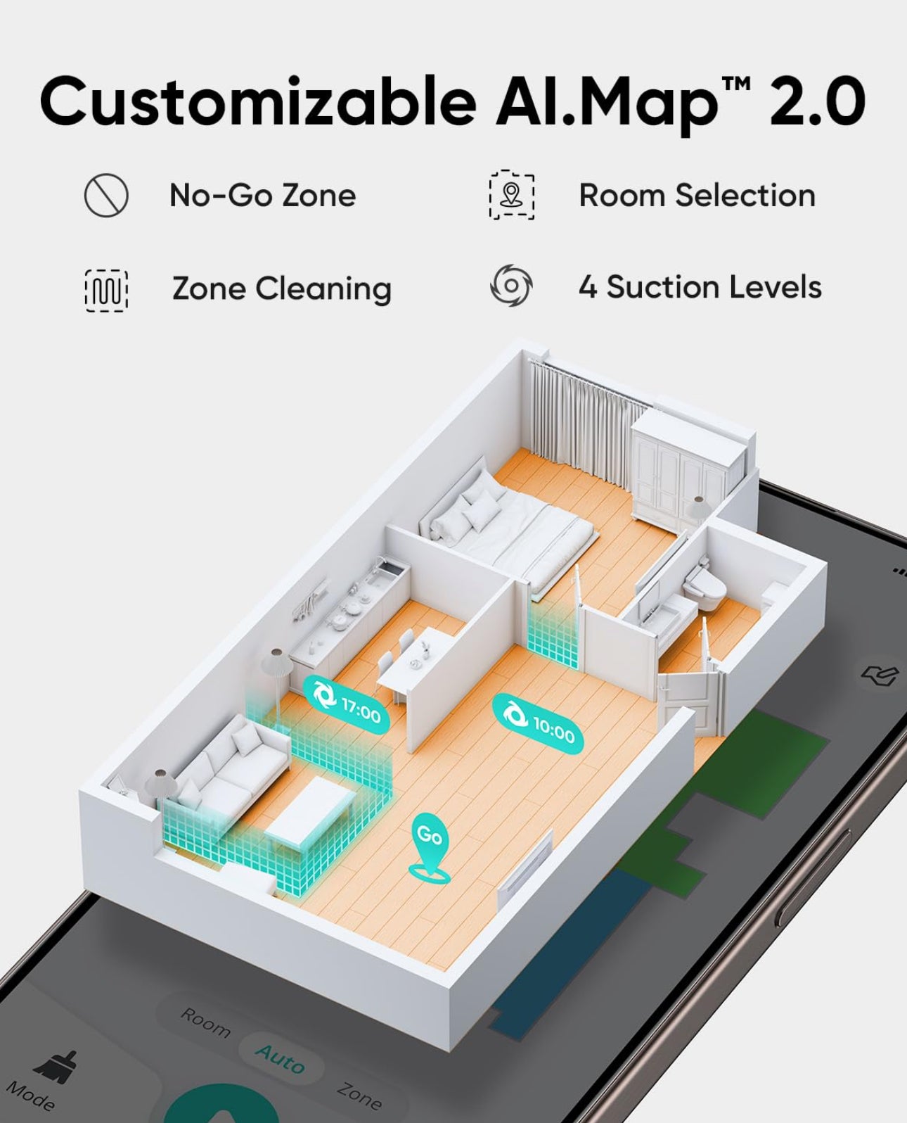 Aspiradora Robot Eufy L60 | Succión Ultra Potente 5,000 Pa | Navegación Láser Inteligente