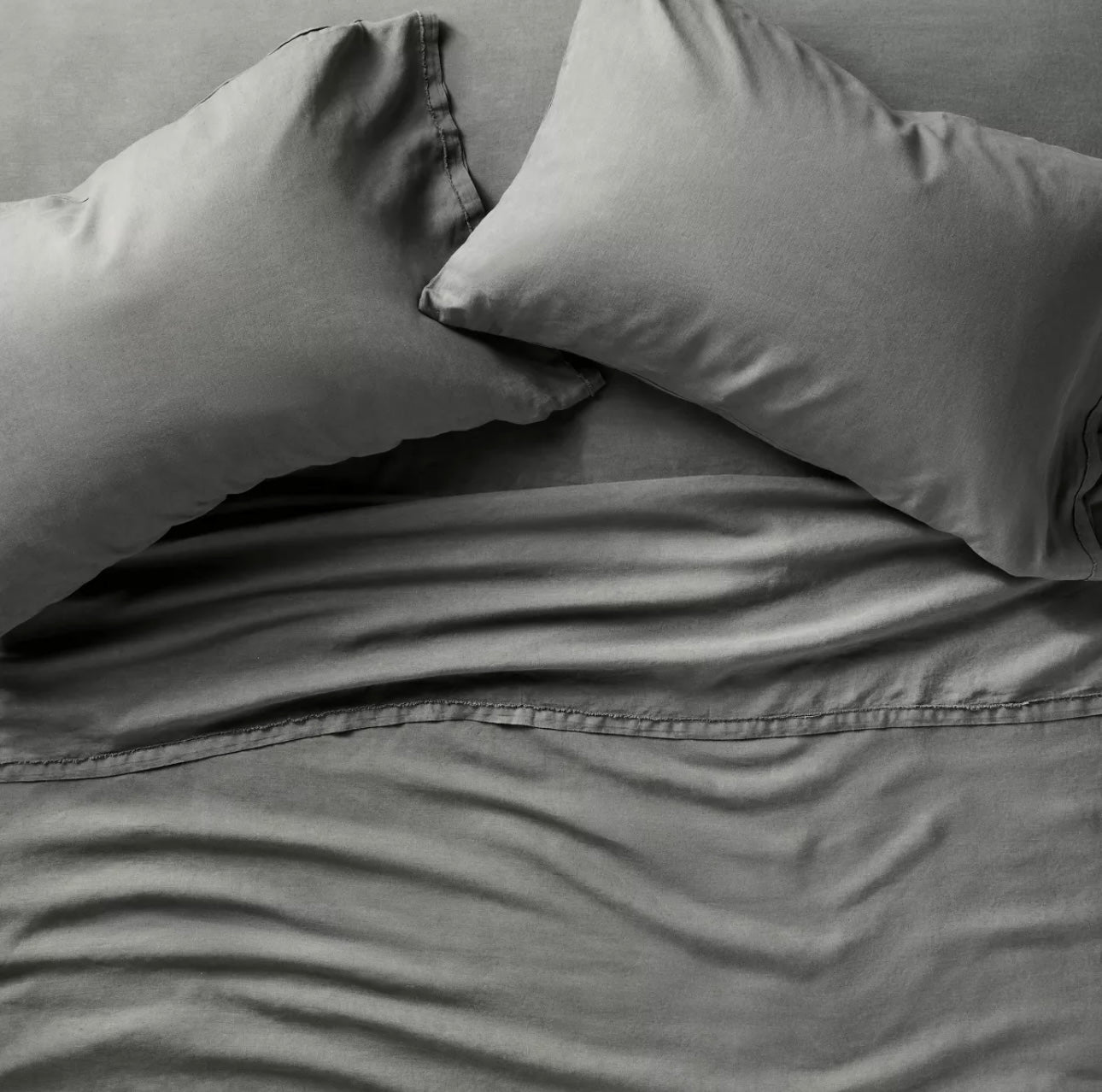 QUEEN Set de Sábanas 100% Lino | Dark Gray | CASALUNA™