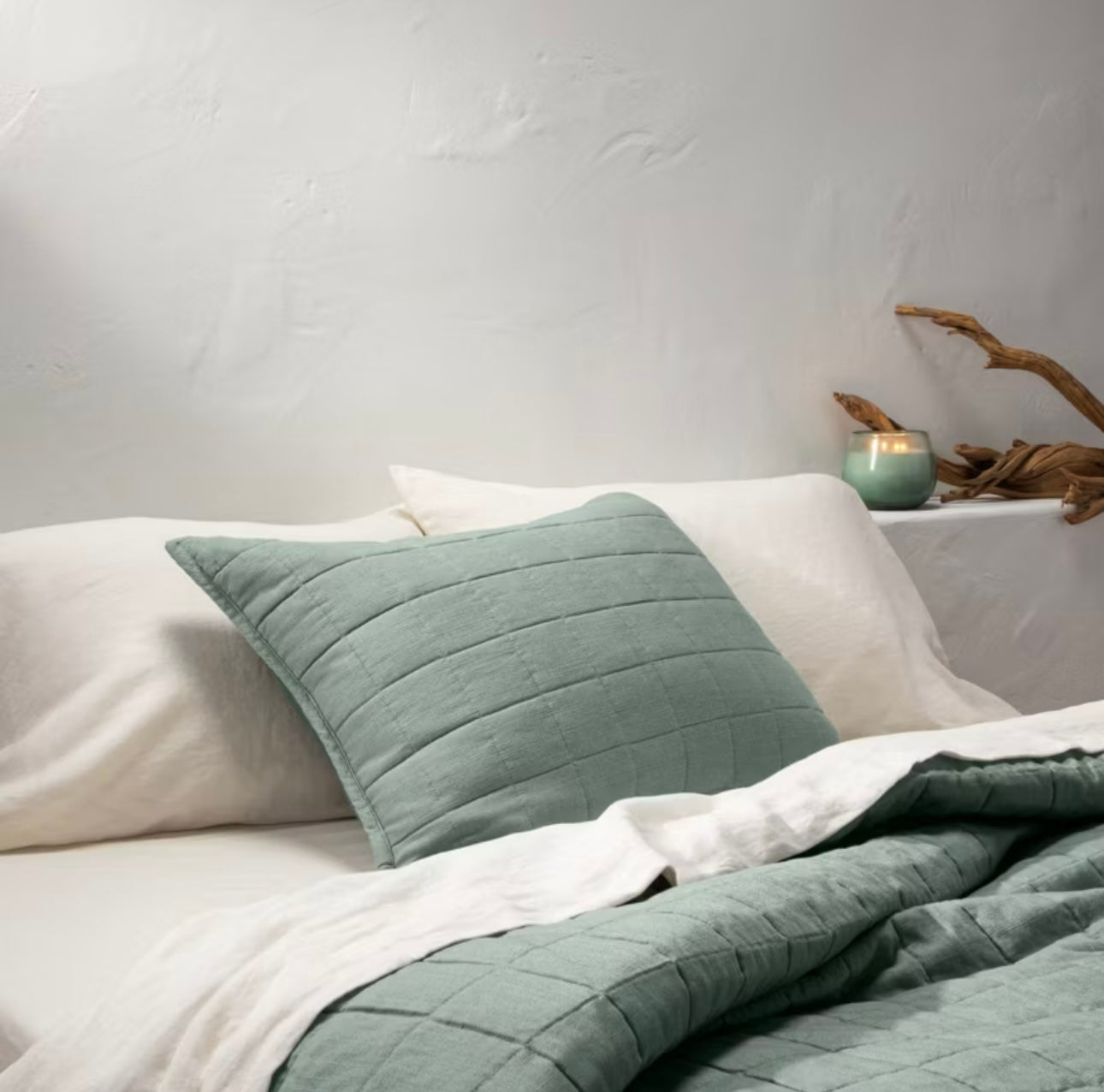 Set de 2 Fundas Quilt | Heavyweight Linen Blend | CASALUNA™