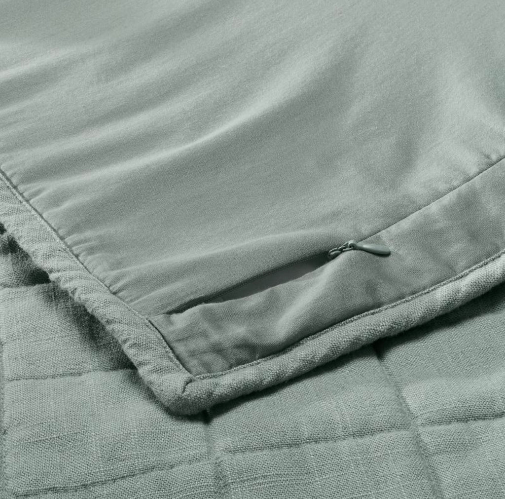 Set de 2 Fundas Quilt | Heavyweight Linen Blend | CASALUNA™