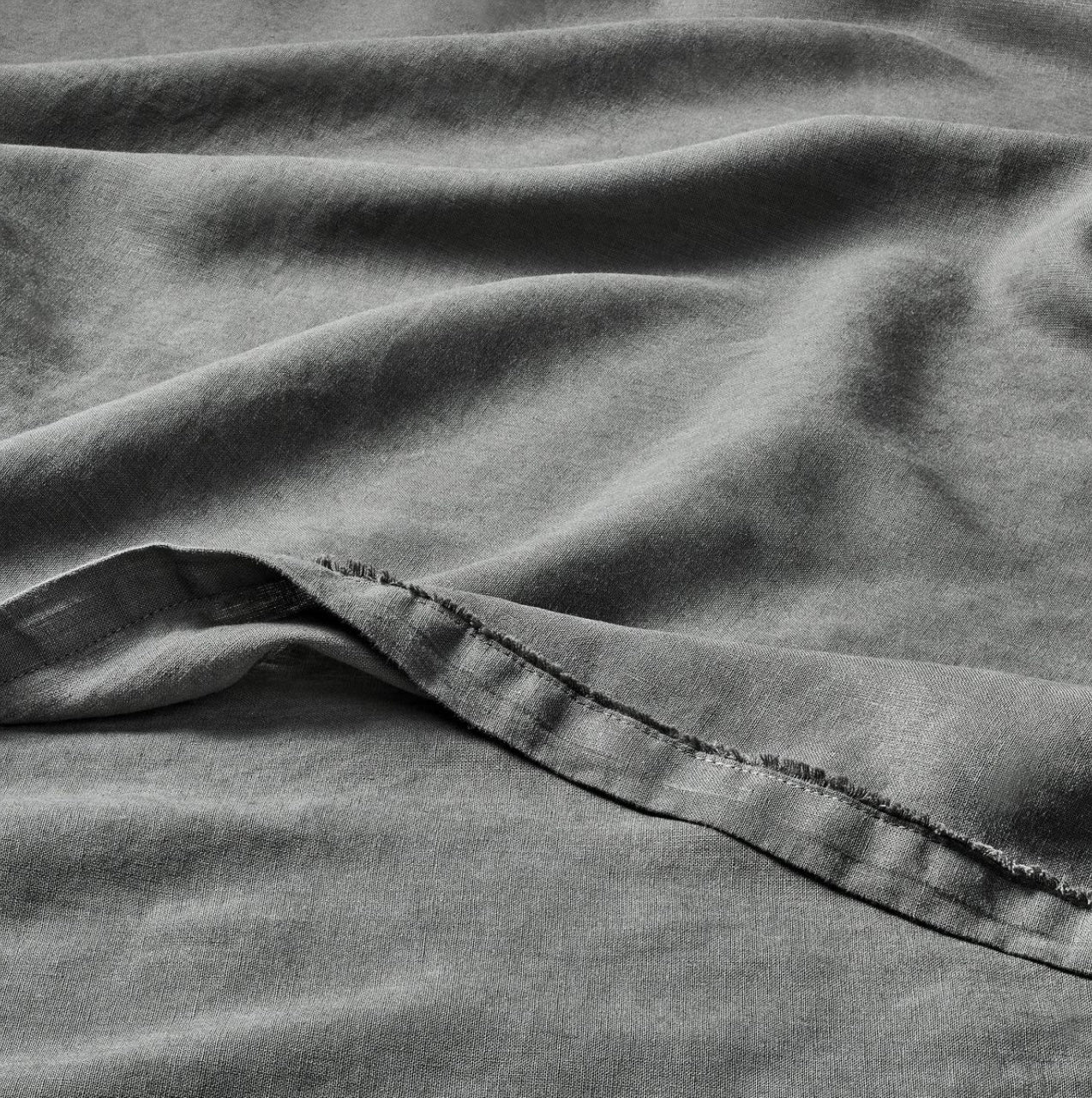 QUEEN Set de Sábanas 100% Lino | Dark Gray | CASALUNA™