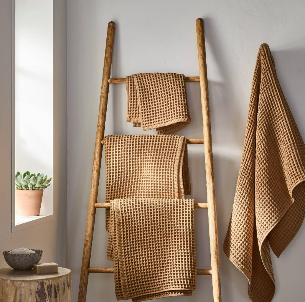 Toalla de Mano Waffle | 100% Algodón Turco | CASALUNA™