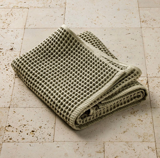 Toalla de Baño Waffle | 100% Algodón Turco | CASALUNA™