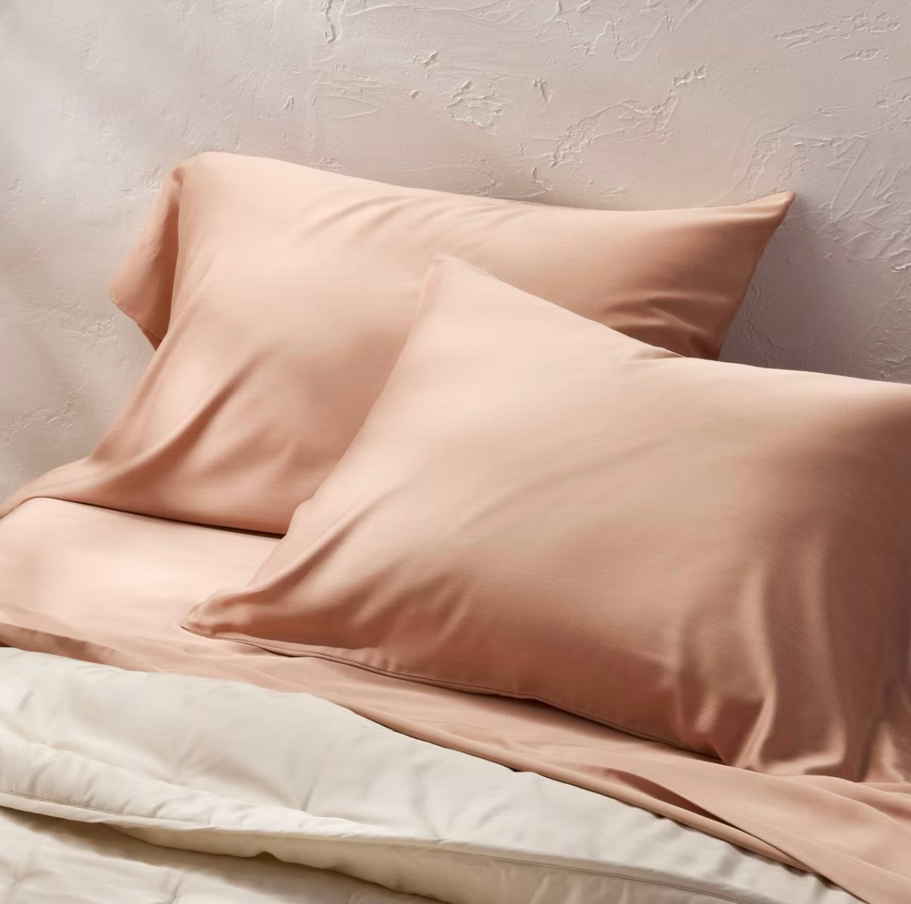 Set de 2 Fundas de Almohada Standard | Rayon de Bambú 400 Hilos | CASALUNA™