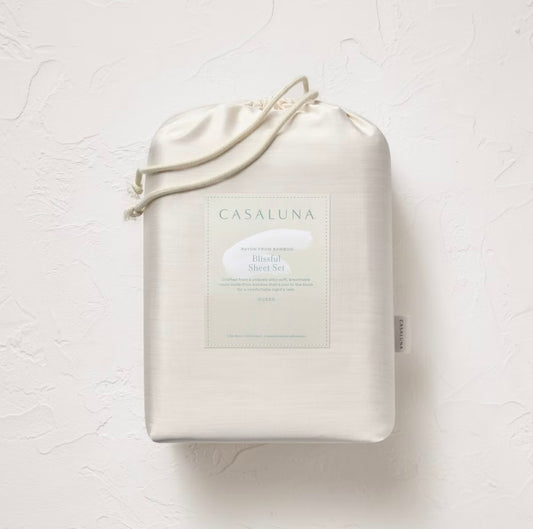 Matrimonial Juego de Sábanas 400 Hilos Rayon de Bambú | CASALUNA™