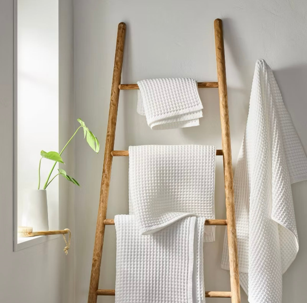 Toalla de Baño Waffle | 100% Algodón Turco | CASALUNA™