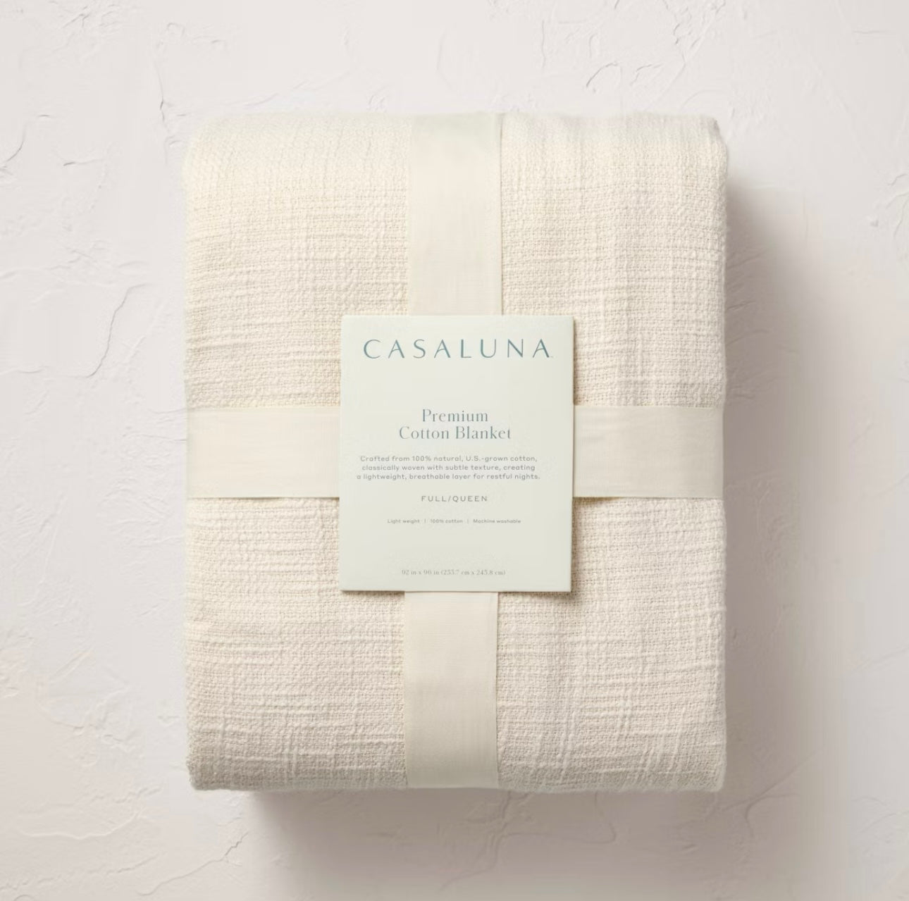 Manta de Algodón | CASALUNA™ Ideal para camas Matrimonial y Queen