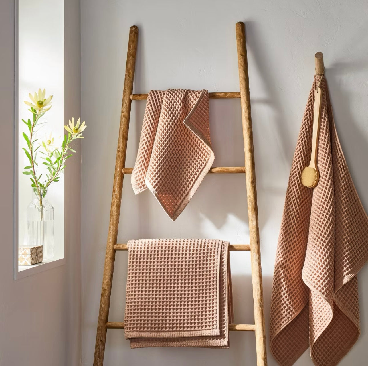 Toalla de Baño Waffle | 100% Algodón CASALUNA™