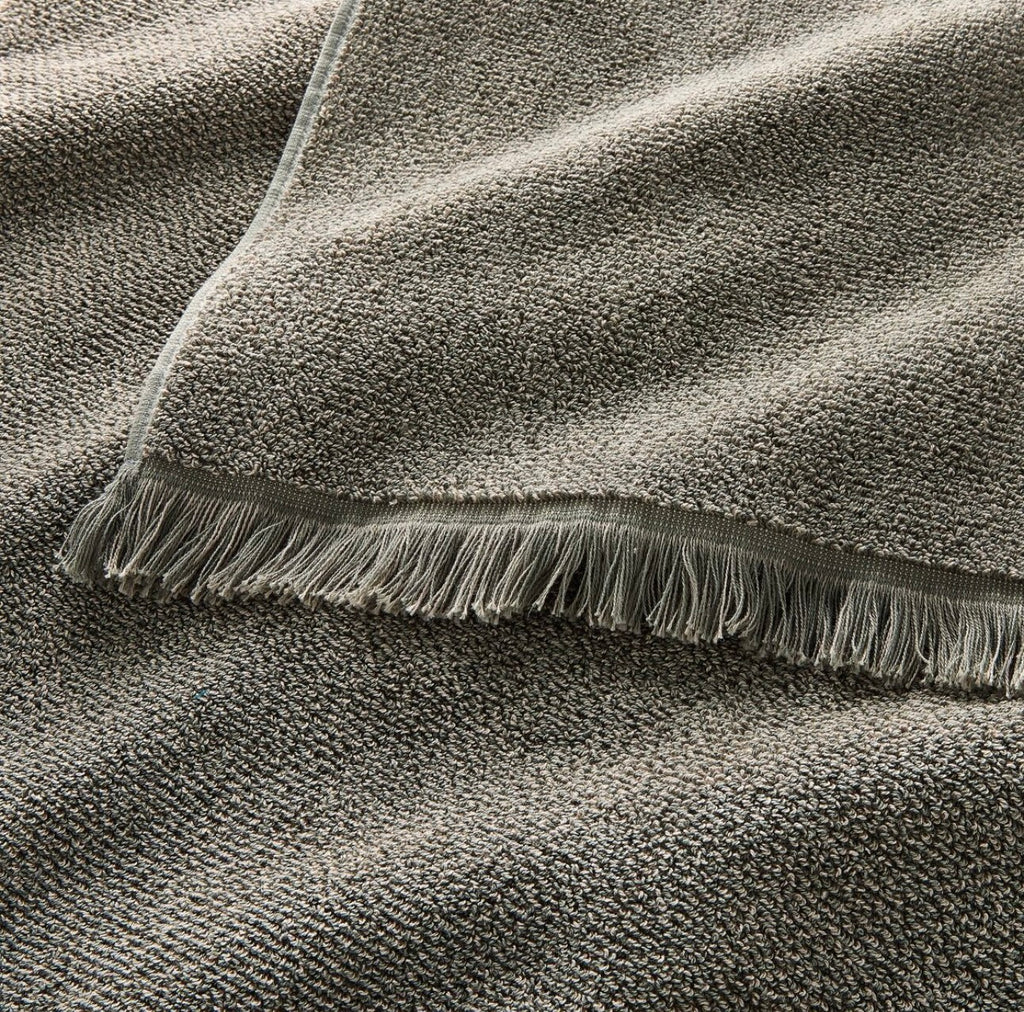 Set de 2 Toallas de Mano Texturizadas | Tono Olivo | 100% Algodón Orgánico | CASALUNA™