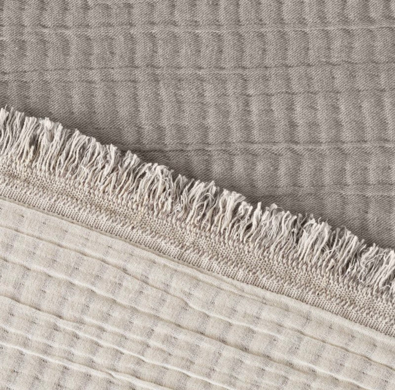 KING Colcha Reversible de Algodón Texturizado | CASALUNA™