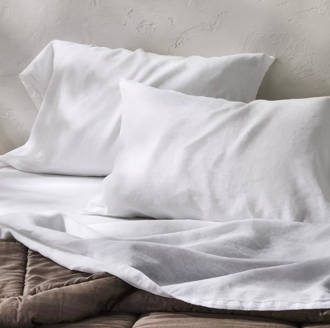 Set de 2 Fundas de Almohada Standard | 100% Lino Europeo | CASALUNA™