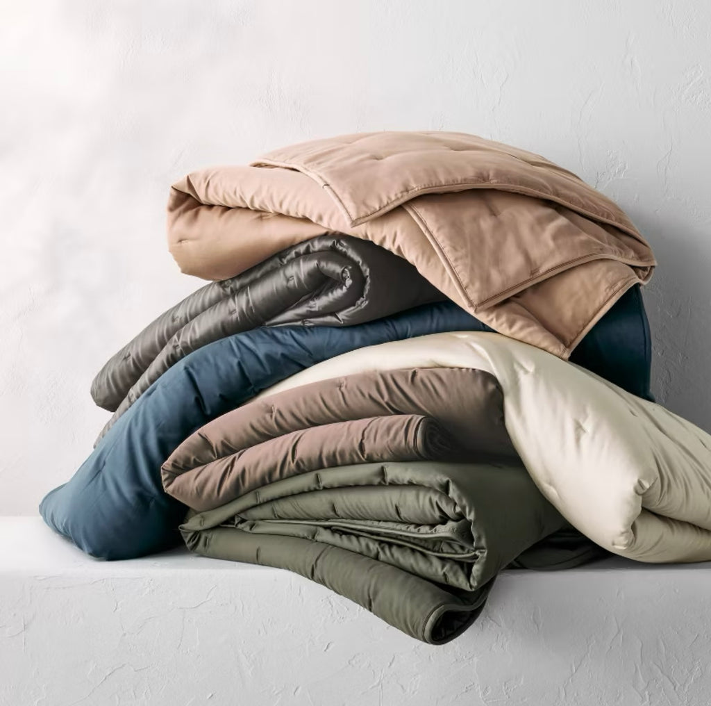 Colcha y Fundas de Almohada a Juego | Rayón de Bambú | CASALUNA™