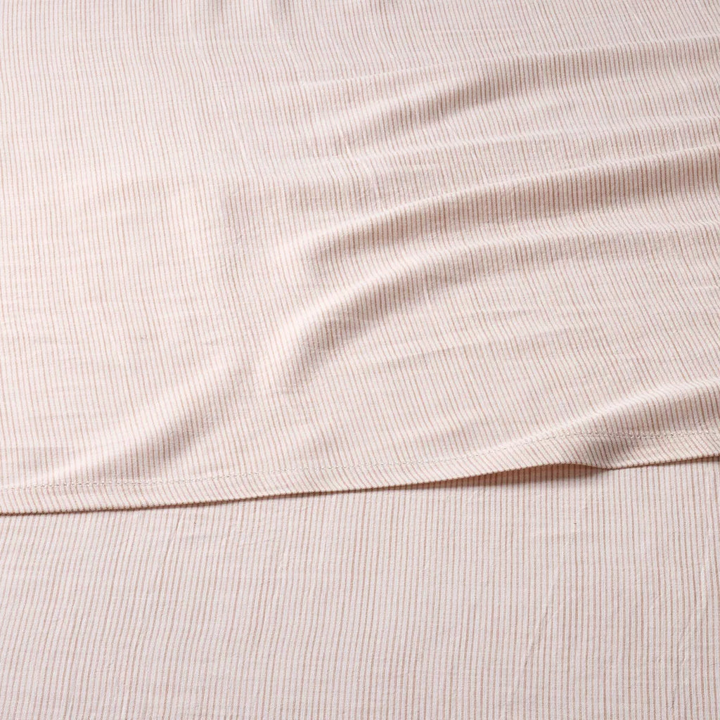 KING Juego de Sábanas Micro Stripe | Lyocell, Algodón y Lino | Hearth & Hand™