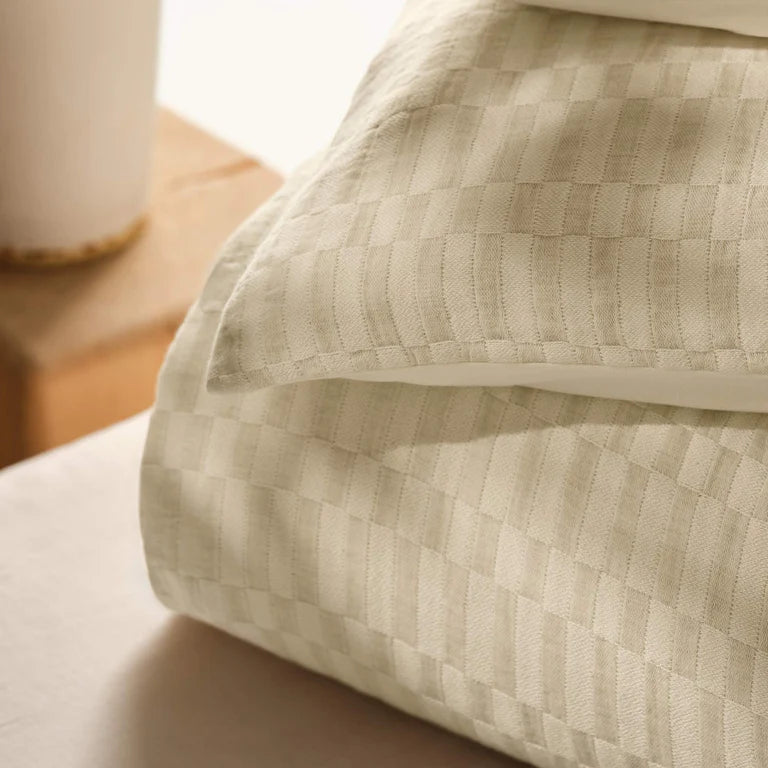 Funda Duvet Woven Checkerboard | Brooklinen™ Ideal para King/Cali King