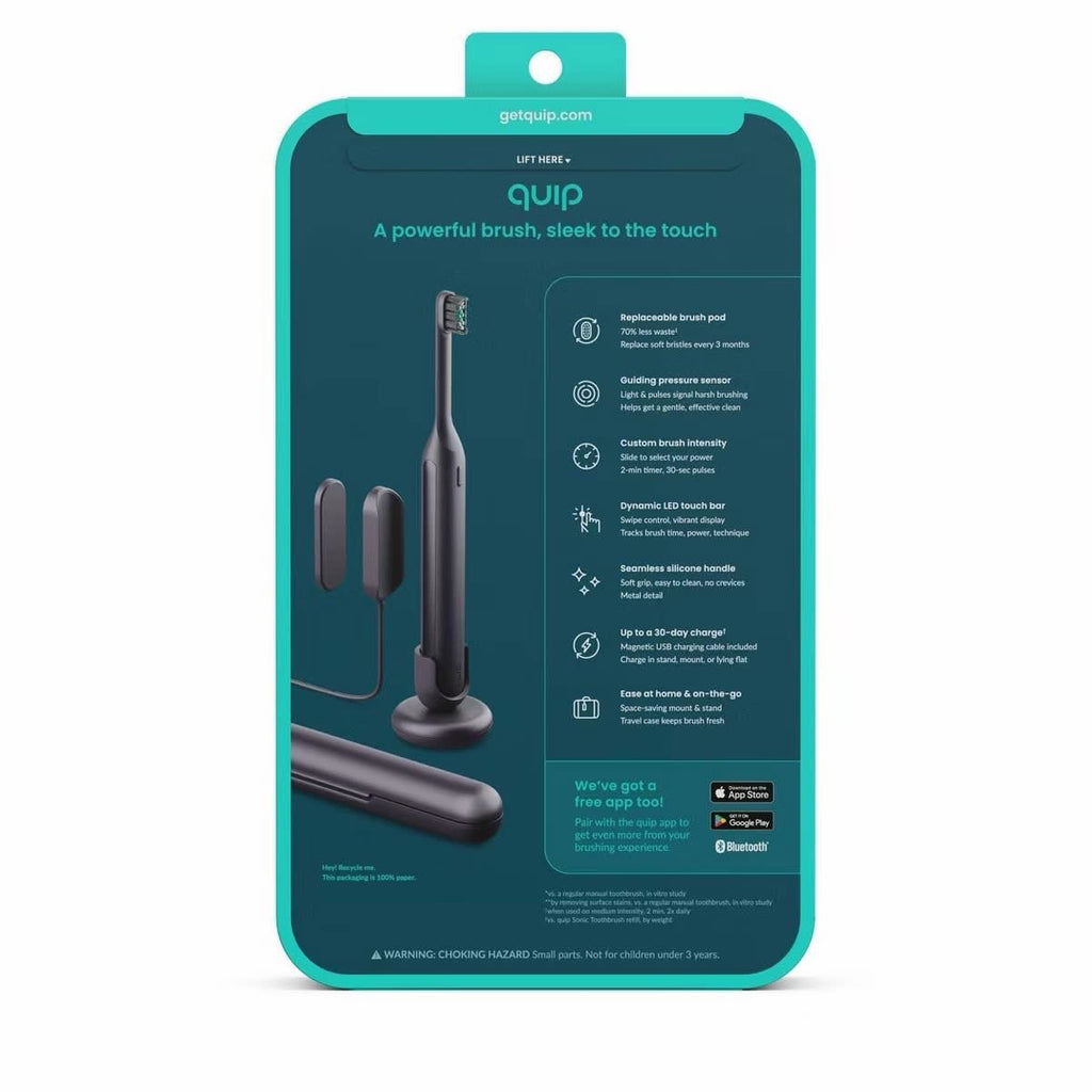 Cepillo de Dientes Eléctrico quip Ultra Smart Sonic | Negro