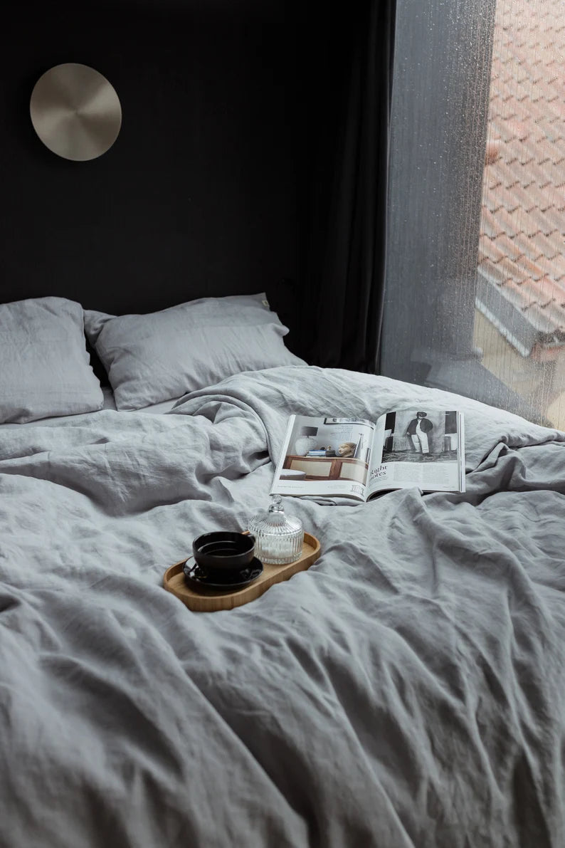 Duvet Cover + Fundas de Almohada | Lino & Algodón | HEARTH & HAND™
Ideal para camas Matrimonial y Queen ¡𝘚𝘰𝘭𝘰 𝘲𝘶𝘦𝘥𝘢 1!