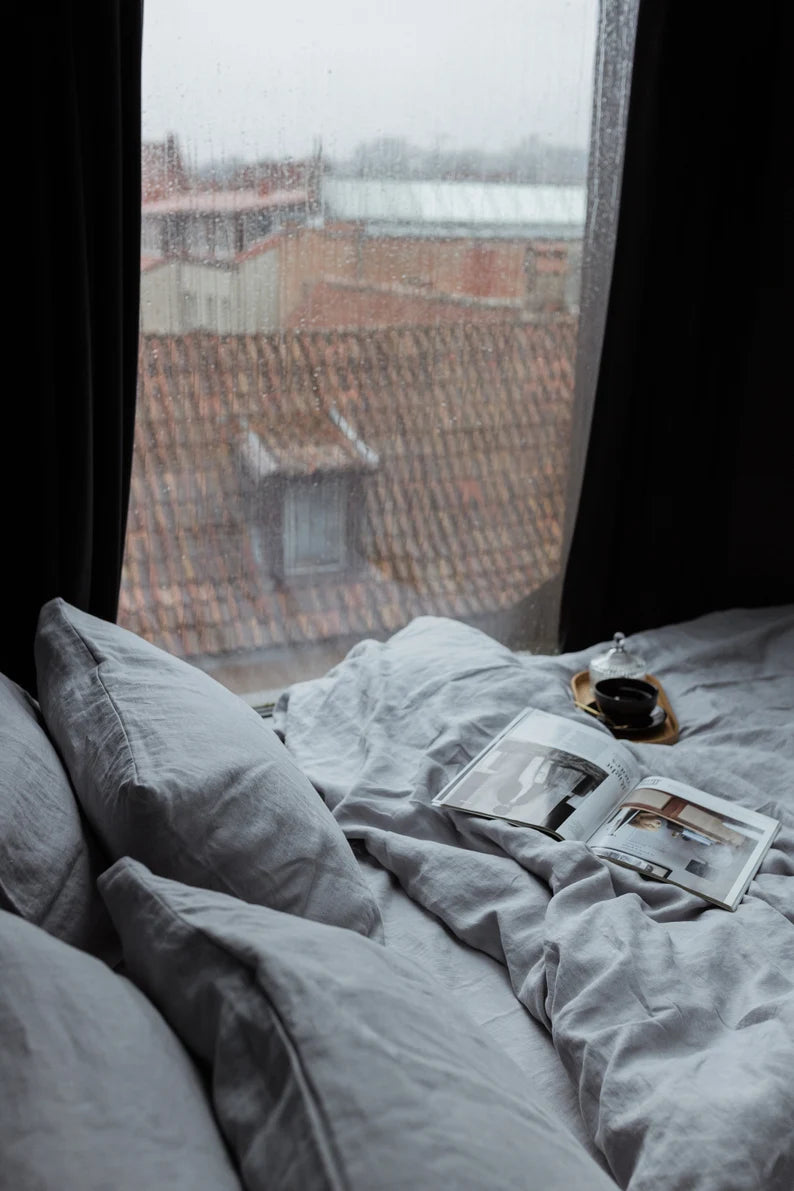 Duvet Cover + Fundas de Almohada | Lino & Algodón | HEARTH & HAND™
Ideal para camas Matrimonial y Queen ¡𝘚𝘰𝘭𝘰 𝘲𝘶𝘦𝘥𝘢 1!