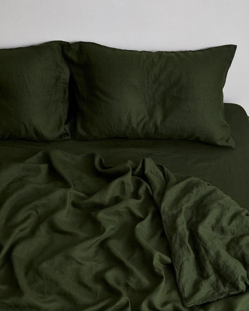 Fundas de Almohada Estándar | 100% Lino Francés