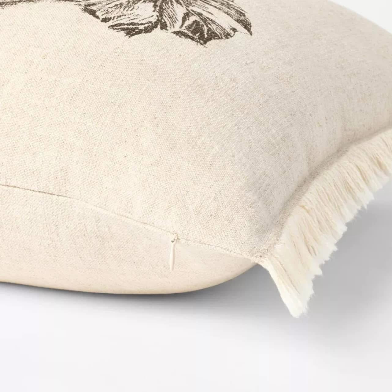 Cojín Decorativo Cuadrado Calabaza | Algodón & Lino | THRESHOLD™ x Studio McGee