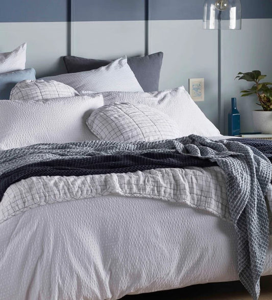 KING DUVET COVER Seersucker