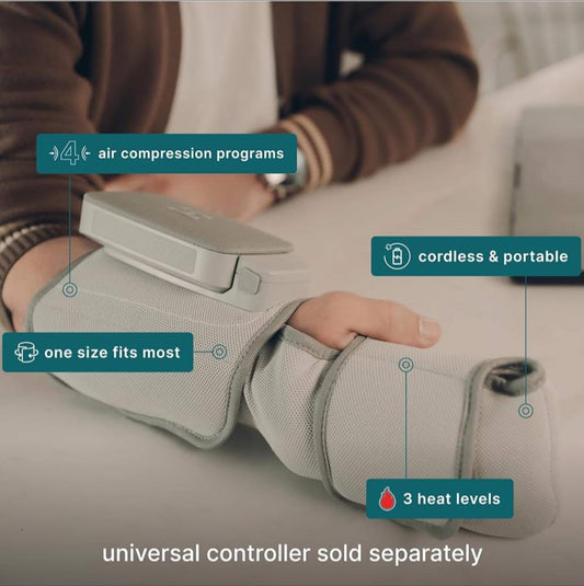Paquete Masaje de Compresión HoMedics Modulair
Incluye: 2 envolturas + 1 controlador universal